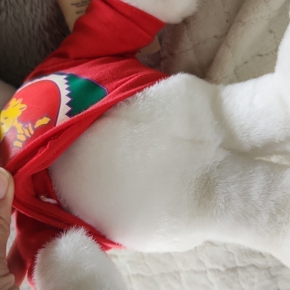 Vintage Snoopy  "Peanuts" Plush Valentines Charlie Brown Seasonal Christmas - Picture 9 of 9